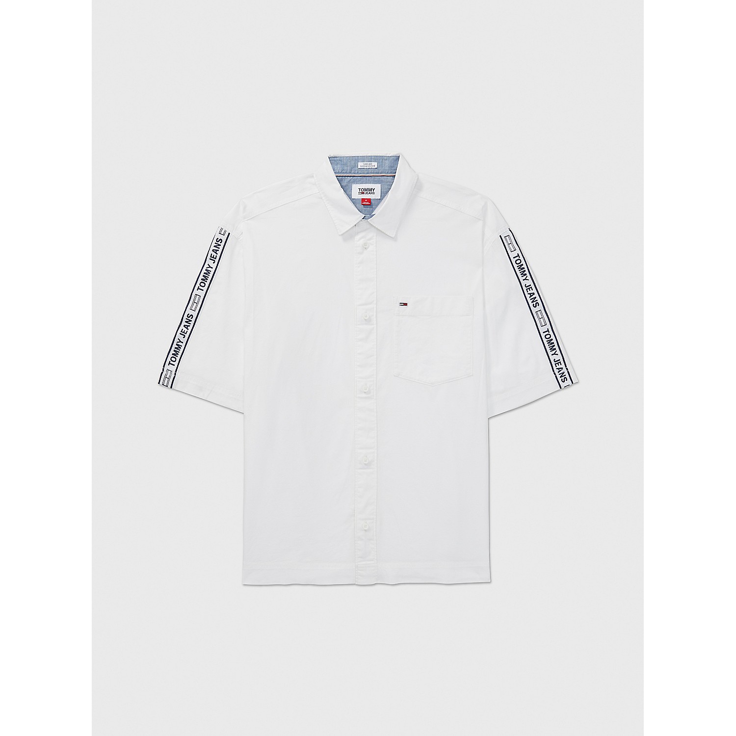 TOMMY HILFIGER Relaxed Fit Contrast Tape Shirt